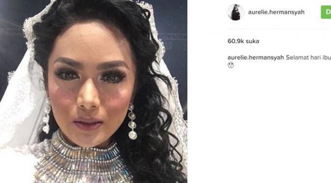 Aurel Hermansyah ucapkan Hari Ibu kepada Krisdayanti dengan cara beda (Foto:Instagram)