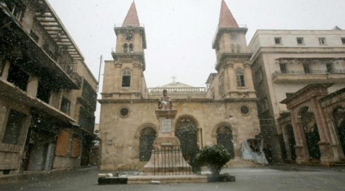 Gereja Saint Elias Aleppo (AFP)