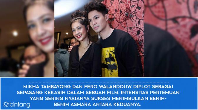 Cinta Kilat Fero Walandouw dan Mikha Tambayong  (Foto: Deki Prayoga, Desain: Nurman Abdul Hakim/Bintang.com)