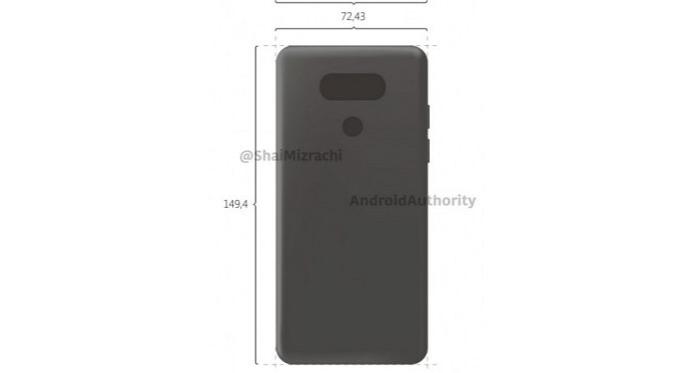 Desain render dari LG G6 yang bocor di internet (sumber: android autorithy)