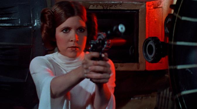 Carrie Fisher, sang pemeran Princess Leia di Star Wars. (Via: starwars.com)