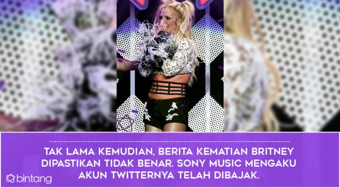 Britney Spears Dikabarkan Wafat, Make Me Jadi Video No 1 Dunia (Desain: Nurman Abdul Hakim/Bintang.com)