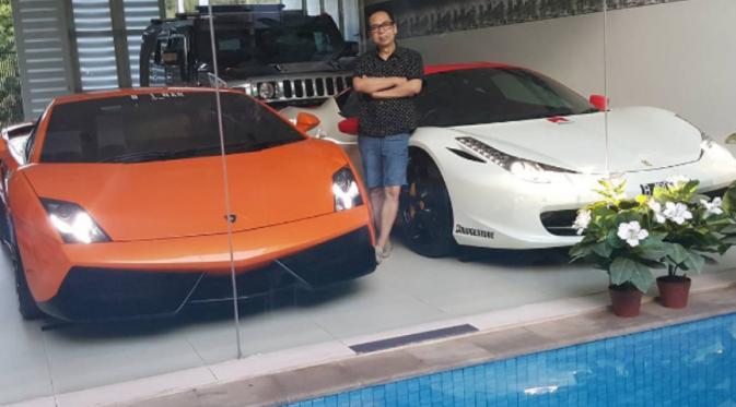 Jadi korban pembunuhan Pulomas, Dodi Triono miliki banyak mobil mewah, salah satunya lamborghini. (via: Instagram)