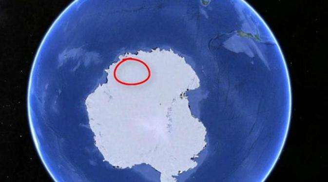 Anomali misterius di Antartika yang diklaim sebuah kelompok teori konspirasi (SecureTeam10)