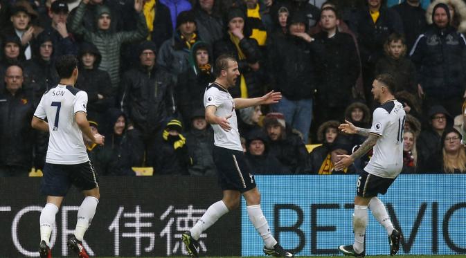Pemain Tottenham tampil gemilang belakangan ini. (Reuters/Paul Childs) 