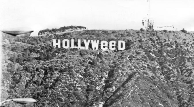 Terakhir kali Hollywood kedapatan berubah jadi Hollyweed, yakni pada 1976. (Los Angeles Times)