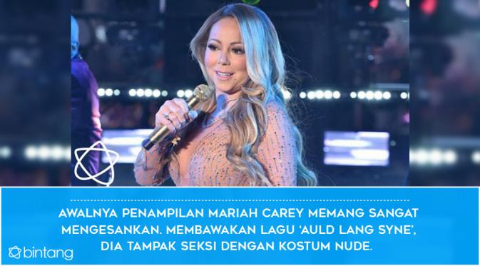 Pergantian tahun 2016 ke 2017, Mariah Carey dan Young Lex menjadi headline di berbagai media. (Desain: Nurman Abdul Hakim/Bintang.com)