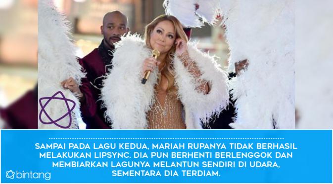 Pergantian tahun 2016 ke 2017, Mariah Carey dan Young Lex menjadi headline di berbagai media. (Desain: Nurman Abdul Hakim/Bintang.com)