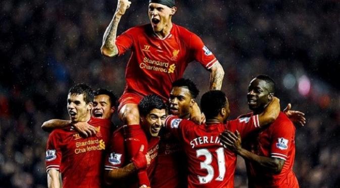 Liverpool hampir menjuarai Liga Inggris 2013-2014 setelah meraih 11 kemenangan beruntun. (Daily Mail)