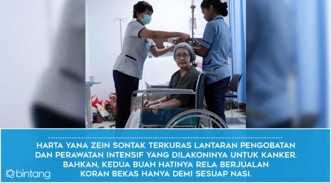 Yana Zein, Kisah Perjuangan Penderita Kanker dan Orangtua Tunggal. (Desain: Nurman Abdul Hakim/Bintang.com)