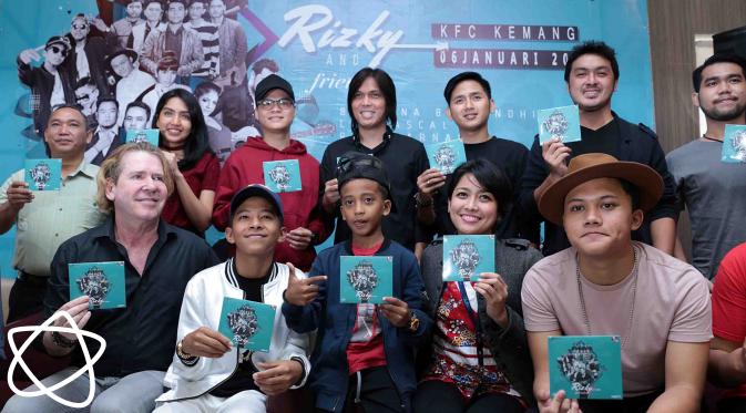 Launching album Rizky and Friends (Deki Prayoga/Bintang.com)