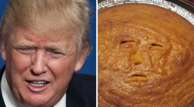 Pie mirip Donald Trump. (Pinterest)