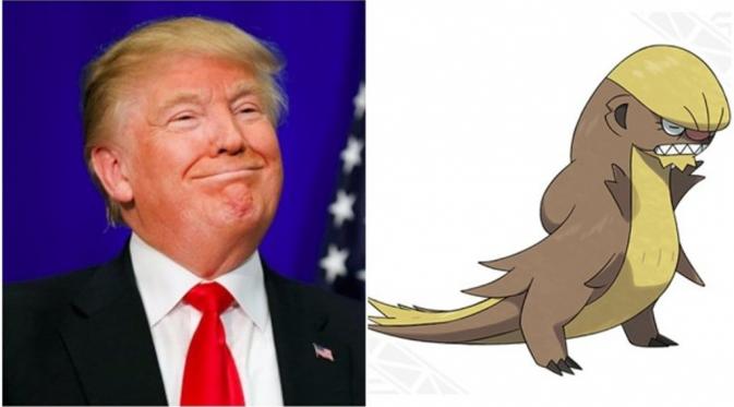 Pokemon mirip Donald Trump. (Pinterest)