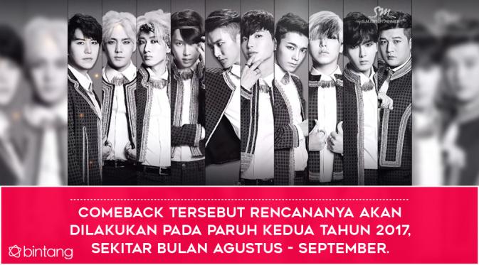 Menanti comeback Super Junior (Desain:Nurman Abdul Hakim/Bintang.com)