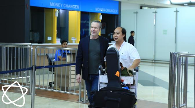 Rick Price tiba di Indonesia (Adrian Putra/Bintang.com)