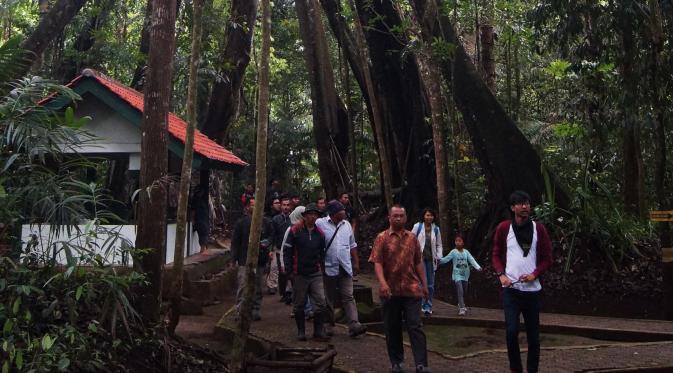 Objek wisata Situ Sangiang di Desa Banjaran, Kabupaten Majalengka, Jawa Barat. (Liputan6.com/Panji Prayitno)