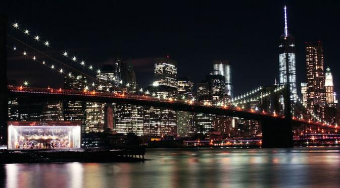 Brooklyn Bridge Park, Dumbo, Brooklyn, New York, Amerika Serikat. (Jinna Yang)