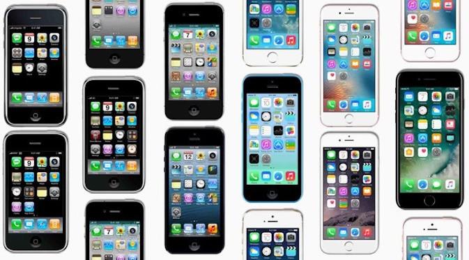 iPhone dari generasi ke generasi. (Sumber: 9to5Mac)