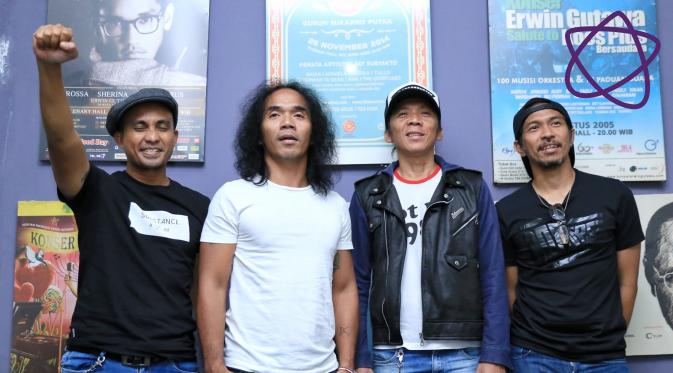 Langka, Slank cover lagu band lain di HUT Indosiar 22 (Adrian Putra/Bintang.com)