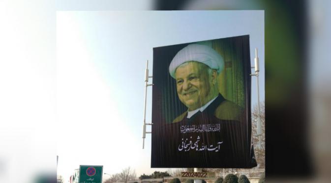 Presiden Iran ke-4 Akbar Hashemi Rafsanjani (Foto: Marwan Zubaidi)