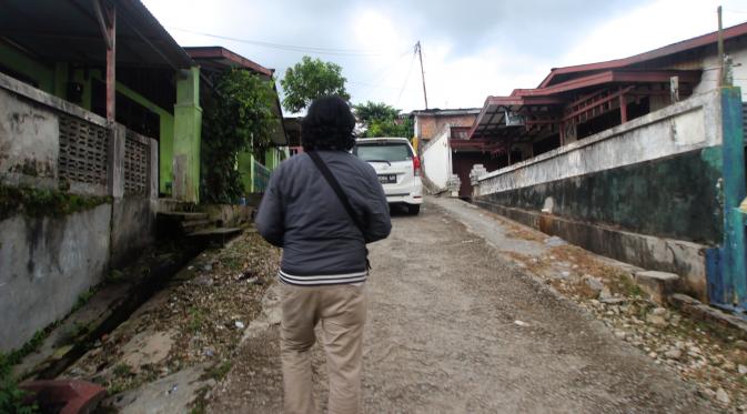 Lokalisasi Karang Joang, Balikpapan, Kaltim, terlihat lengang saat ini. (Liputan6.com/Abelda Gunawan)