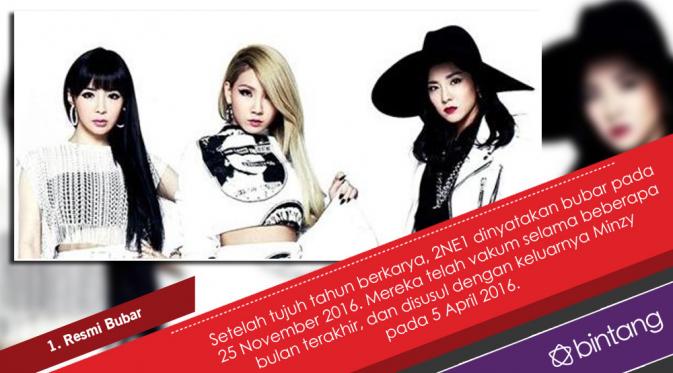 2NE1 akan merilis single perpisahan dalam waktu dekat. (Desain: Nurman Abdul Hakim/Bintang.com)