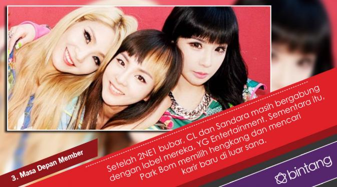 2NE1 akan merilis single perpisahan dalam waktu dekat. (Desain: Nurman Abdul Hakim/Bintang.com)