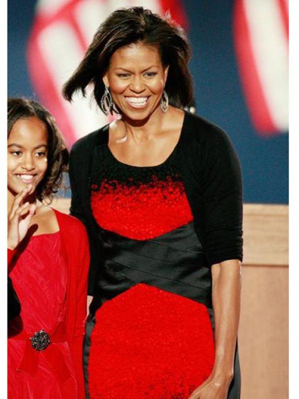 Berikut tampilan Michelle Obama dalam gaun terbaik semasa mendampingi sang presiden sebagai Ibu negara Amerika.