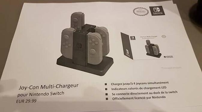 Charger untuk Joy-Con. (Sumber: Metro)