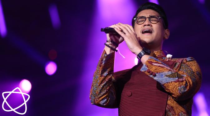 Afgansyah Reza menjadi salah satu pengisi acara di Java Jazz 2017. (Adrian Putra/Bintang.com)