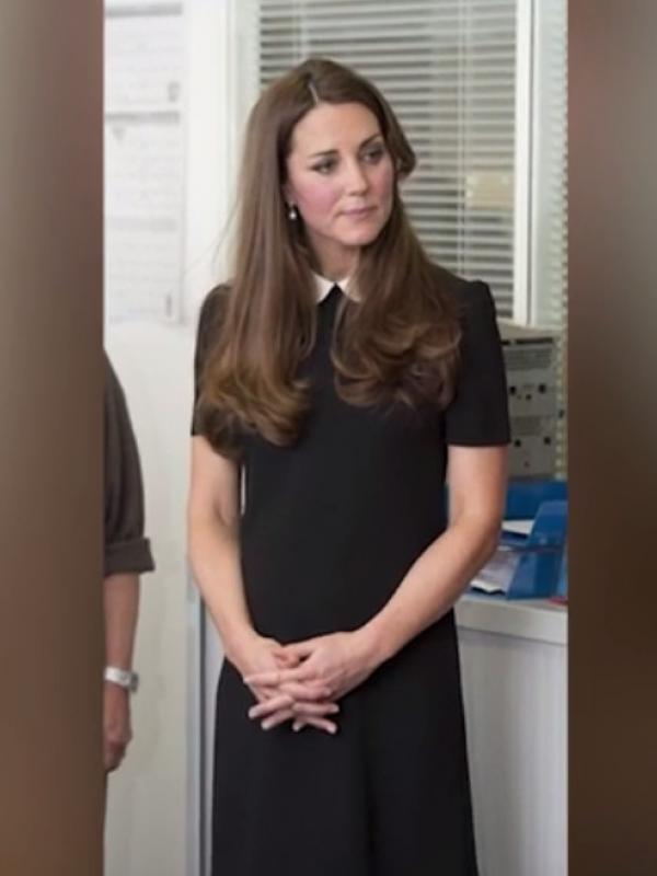 Kate Middleton membuktikan bahwa ia mampu tampil cantik dengan busana yang tidak mahal.