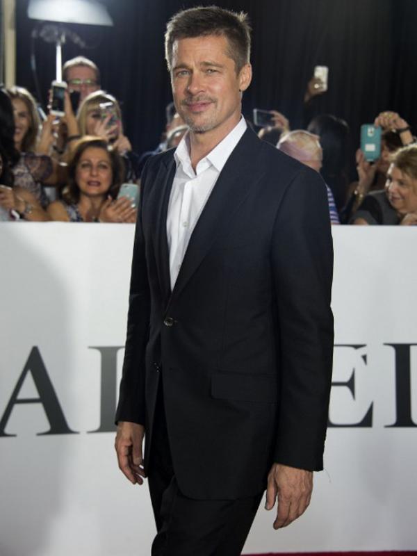 Brad Pitt kini terlihat lebih kurus dari sebelumnya. (Foto: AFP)