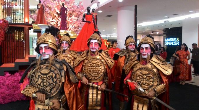 Kekaisaran China yang megah menyemarakan perayaan tahun baru Imlek digelar meriah di Senayan City.