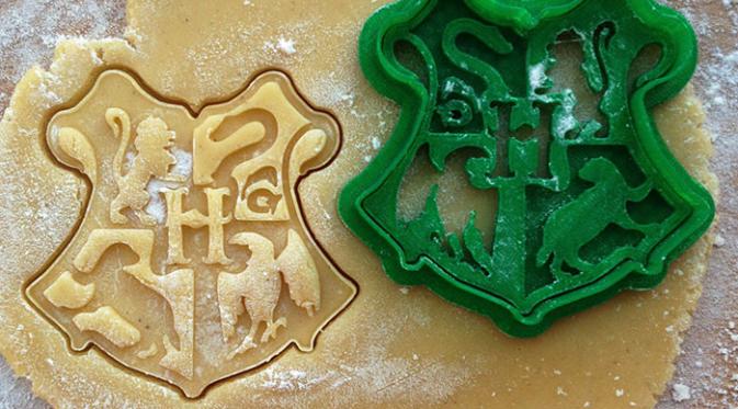 Cetakan kue bertema Harry Potter. (Via: boredpanda.com)