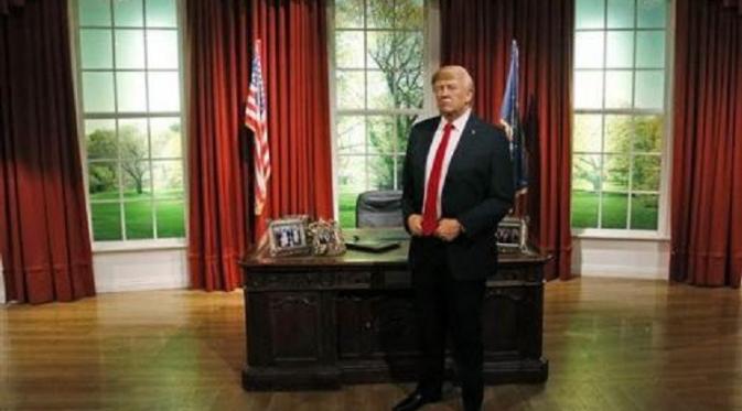 Patung Lilin Donald Trump