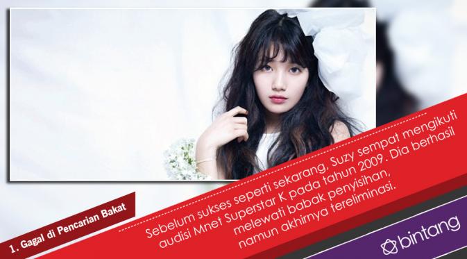 Suzy Miss A telah melalui berbagai jalan untuk bisa berkarir solo seperti sekarang. (Desain: Nurman Abdul Hakim/Bintang.com)