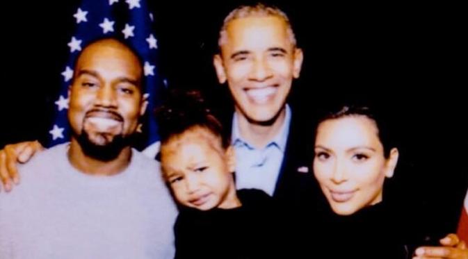 Kim Kardashian merasa kehilangan Presiden Barack Obama (Foto: Us Weekly)