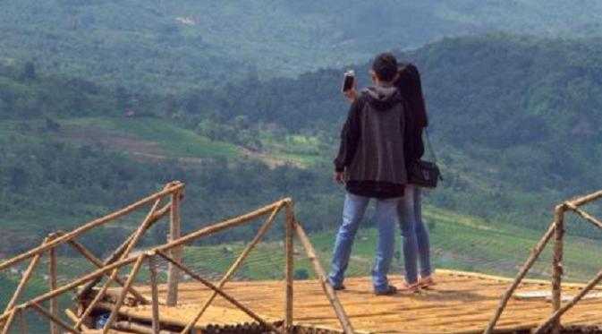 Pemandangan Bukit Panenjoan yang instagramable