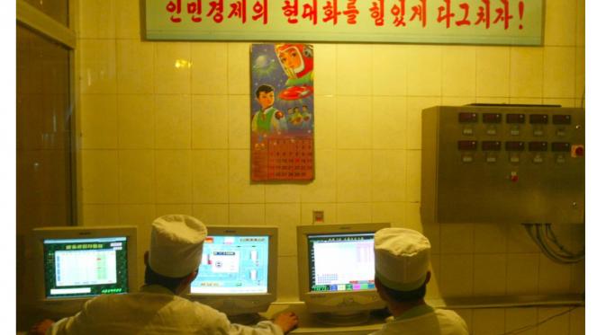 Penggunaan komputer di Korea Utara begitu terbatas (Sumber: Business Insider)