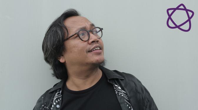 Moamar Emka, penulis buku dan pemain film Jakarta Undercover (Galih W. Satria/bintang.com)