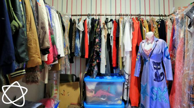 Koleksi wardrobe Selvi Kitty. (Adrian Putra/Bintang.com)