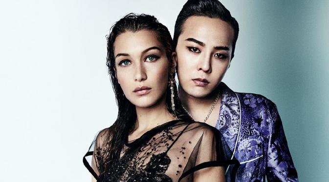 G-Dragon dan Bella Hadid (Vogue)