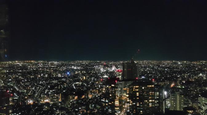 Pemandangan dari menara kembar Tokyo Metropolitan Goverment Building di Jepang. (Liputan6.com/Marco Tampubolon)