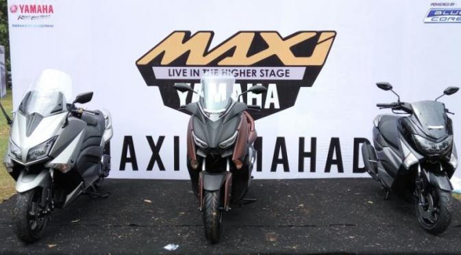 Max Series Yamaha terdiri dari TMax, XMax dan NMax (Septian/Liputan6.com)
