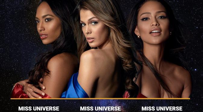 Tiga Finalis Miss Universe 2016. (Twitter - @MissUniverse)