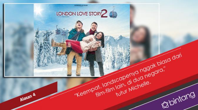 Michelle Ziudith Beri 5 Alasan Wajib Nonton London Love Story 2. (Foto: Facebook/London Love Story, Desain: Nurman Abdul Hakim/Bintang.com)