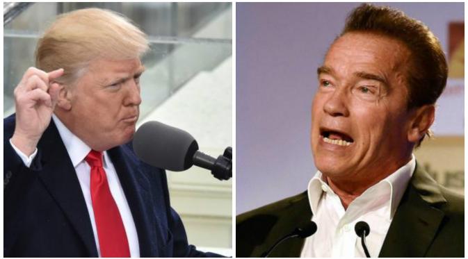 Donald Trump dan Arnold Schwarzenegger