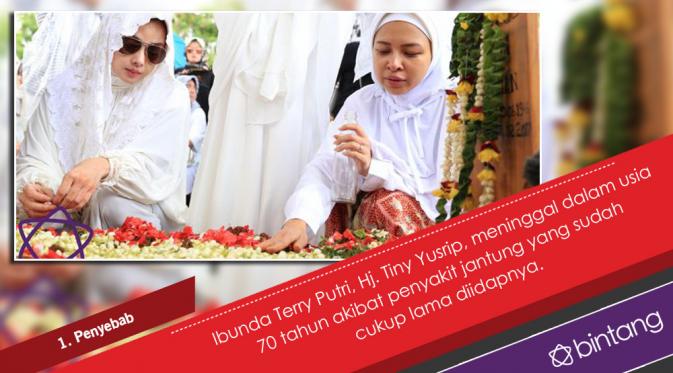 5 Fakta Seputar Meninggalnya Ibunda Terry Putri. (Foto: Adrian Putra, Desain: Nurman Abdul Hakim/Bintang.com)