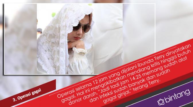 5 Fakta Seputar Meninggalnya Ibunda Terry Putri. (Foto: Adrian Putra, Desain: Nurman Abdul Hakim/Bintang.com)