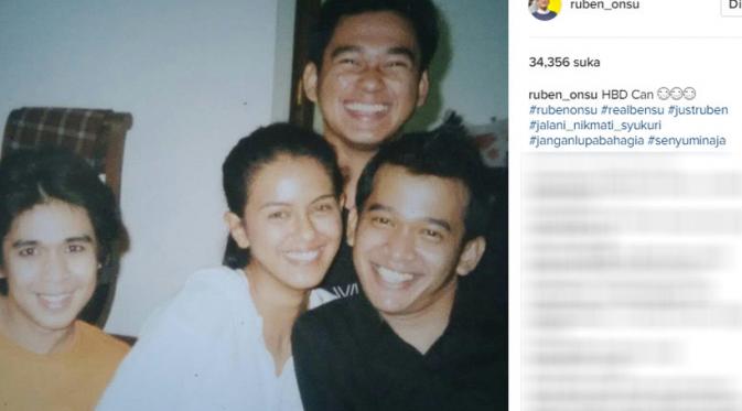 Ruben Onsu kenang saat-saat bahagia bersama sahabatnya, Olga Syahputra (Foto: Instagram)